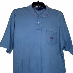 Polo Ralph Lauren Golf Shirt‎ XL Unique Crest Blue